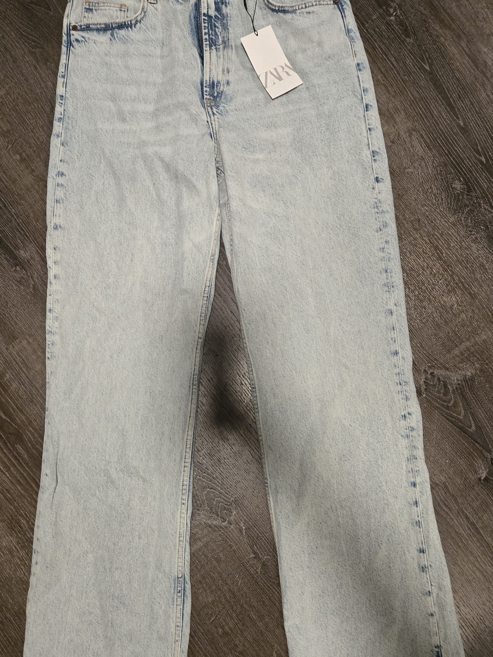 Zara Light Wash High-Rise Women’s Jeans - Light Blue Long